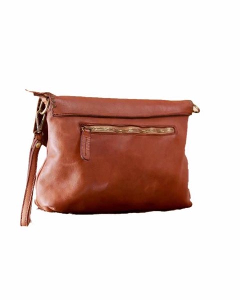 BOLSO CAMEL - BOLSO DE ANTE - BANDOLERA - LaMilaBags